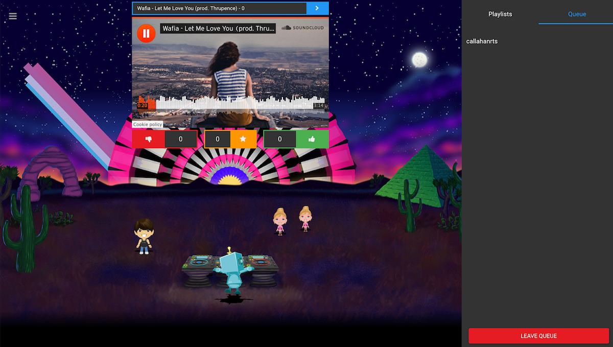 Playing a song from SoundCloud